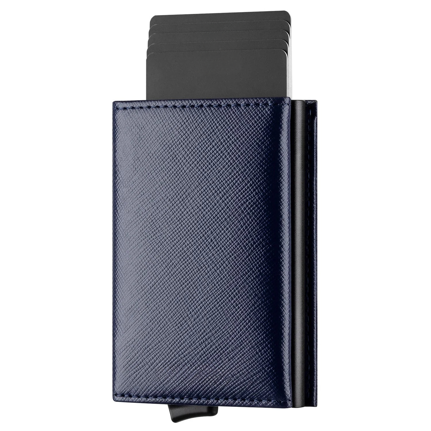 Billetera Slim Pop Up con Bloqueo RFID — Tarjetero Tri-fold para Hombre