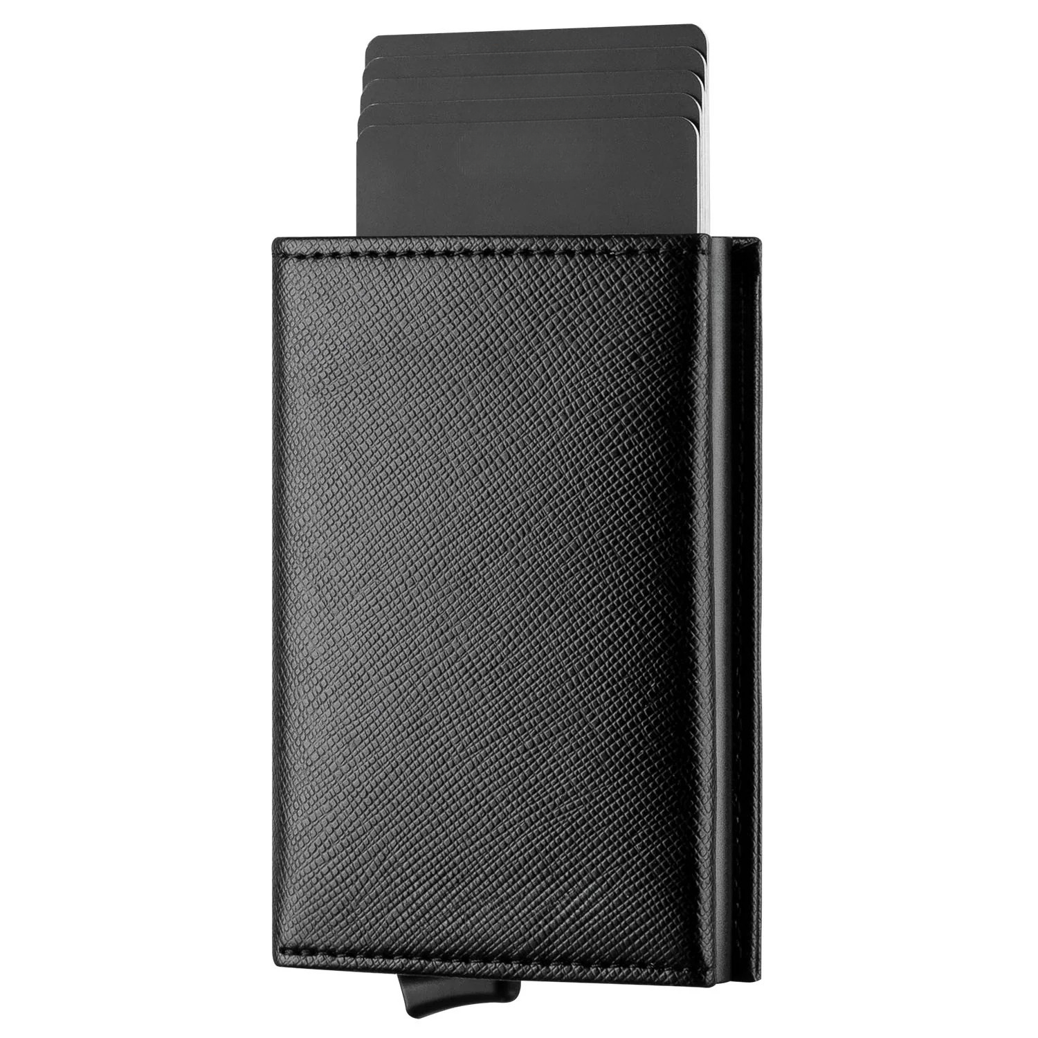 Billetera Slim Pop Up con Bloqueo RFID — Tarjetero Tri-fold para Hombre