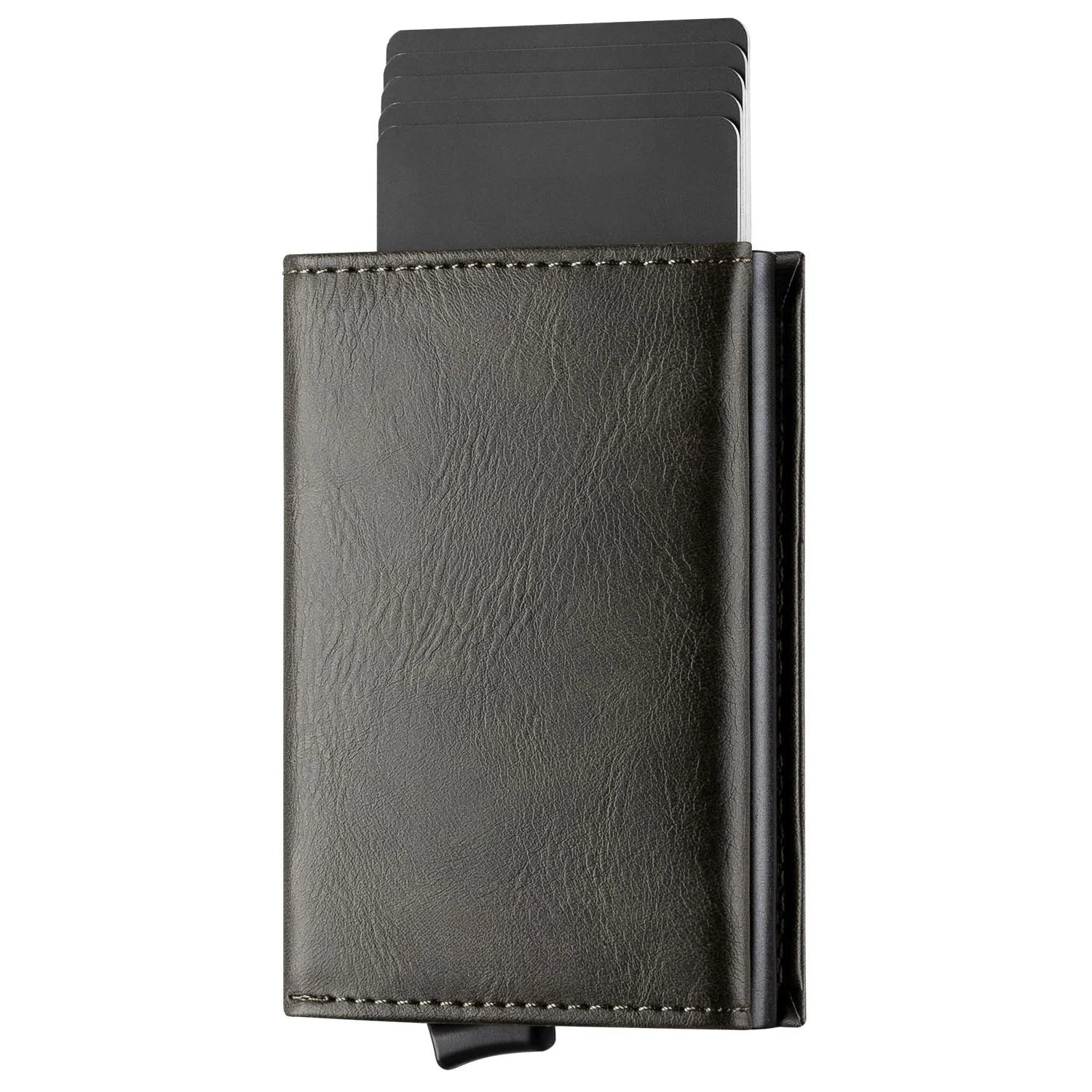 Billetera Slim Pop Up con Bloqueo RFID — Tarjetero Tri-fold para Hombre