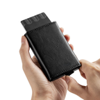 Billetera Slim Pop Up con Bloqueo RFID — Tarjetero Tri-fold para Hombre