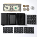Billetera Slim Pop Up con Bloqueo RFID — Tarjetero Tri-fold para Hombre