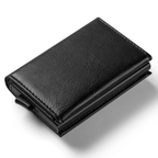 Billetera Slim Pop Up con Bloqueo RFID — Tarjetero Tri-fold para Hombre